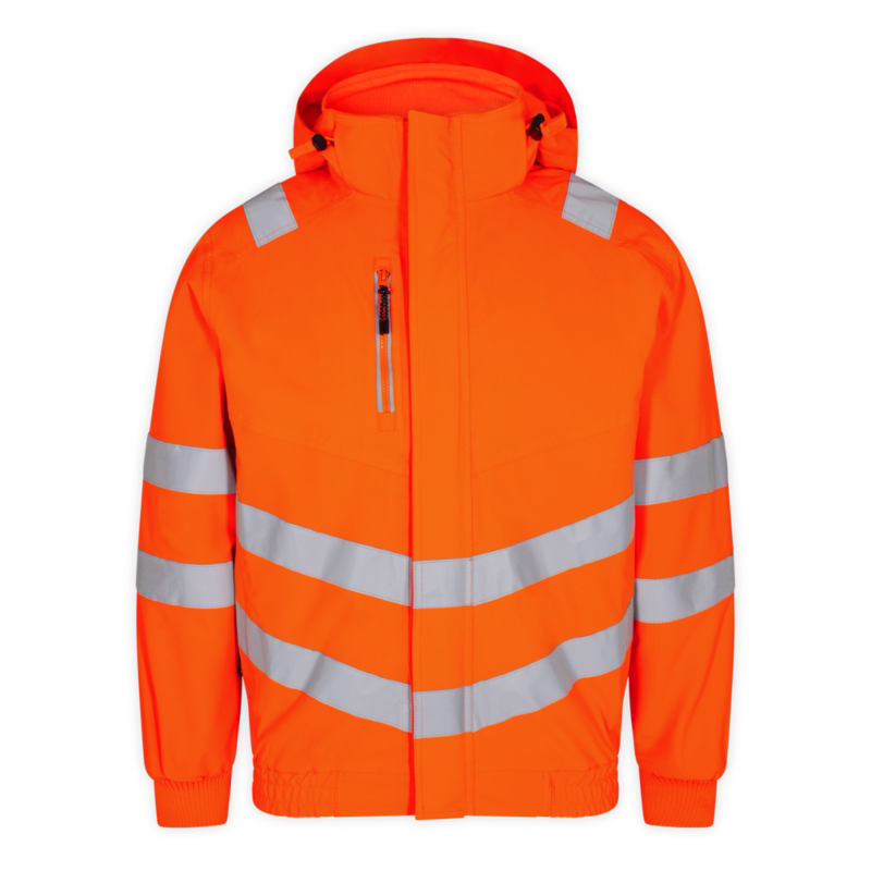 Pilotjakke 1246 Hi-vis Orange, str. 4XL