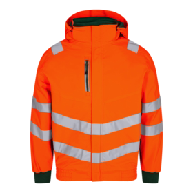 F. Engel - Pilotjakke 1246 Hi-vis Orange/grøn