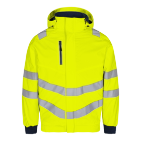 F. Engel - Pilotjakke 1246 Hi-vis Gul/blue ink