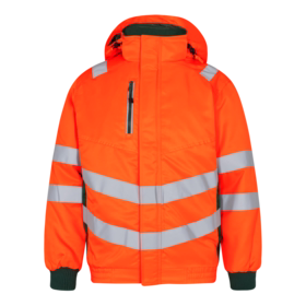F. Engel - Pilotjakke 1247 Hi-vis Orange/grøn