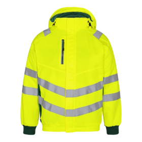 F. Engel - Pilotjakke 1247 Hi-vis Gul/grøn