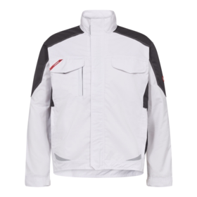 F. Engel - Arbejdsjakke Light 1290 Hvid/antrazitgrå