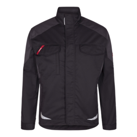 F. Engel - Arbejdsjakke Light 1290 Sort/antrazitgrå