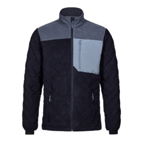 F. Engel - Fleecejakke Quiltet 1326 Deep blue/dark sea