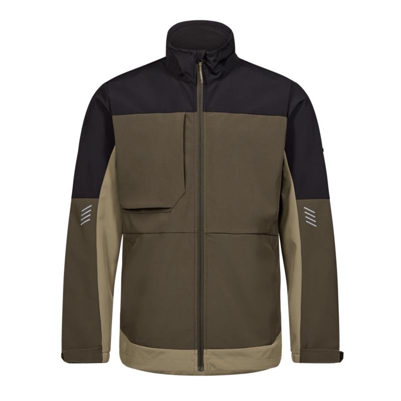 Softshelljakke 1327 Forest green/sort, str. 3XL