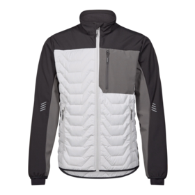 F. Engel - Jakke Quiltet 1328 Hvid/antrazitgrå