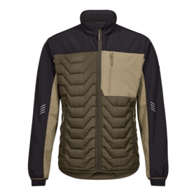 F. Engel - Jakke Quiltet 1328 Forest green/sort