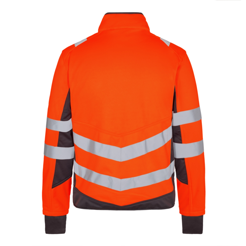 Softshelljakke 1158 Hi-vis Orange/antrazitgrå, str. L