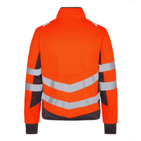 F. Engel - Softshelljakke 1158 Hi-vis Orange/antrazitgrå