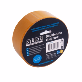 STROXX - Lærredstape dobbelt klæbende, 50mmx25m
