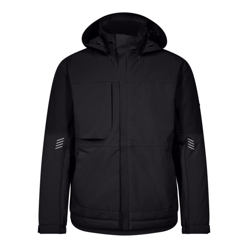 Vinterjakke 1429 Sort, str. 6XL