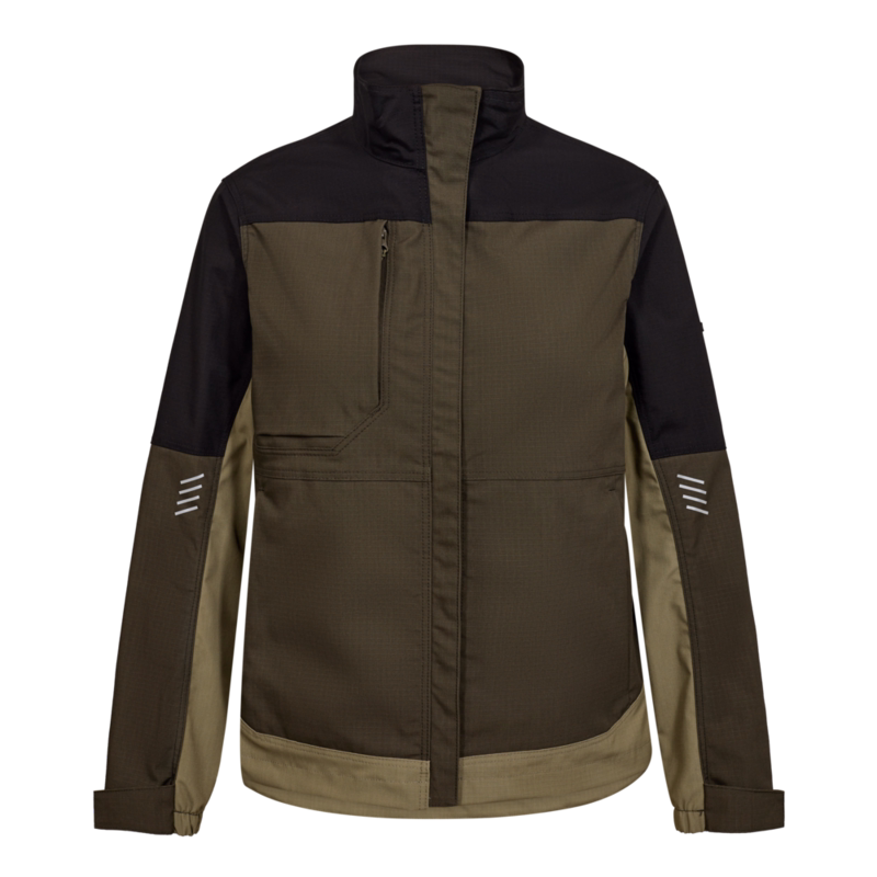 Arbejdsjakke Dame 1333 Forest green/sort, str. 2XL