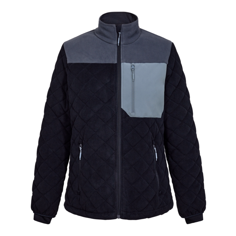 Fleecejakke Dame 1336 Deep blue/dark sea, str. S