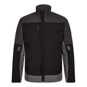 F. Engel - Arbejdsjakke 1329 Sort/antrazitgrå