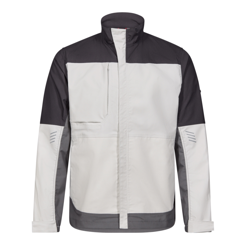 Arbejdsjakke 1329 Hvid/antrazitgrå, str. XL