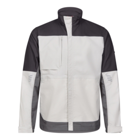 F. Engel - Arbejdsjakke 1329 Hvid/antrazitgrå