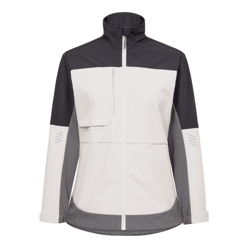 Softshelljakke Dame 1335 Hvid/antrazitgrå, str. S
