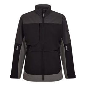 F. Engel - Softshelljakke Dame 1335 Sort/antrazitgrå