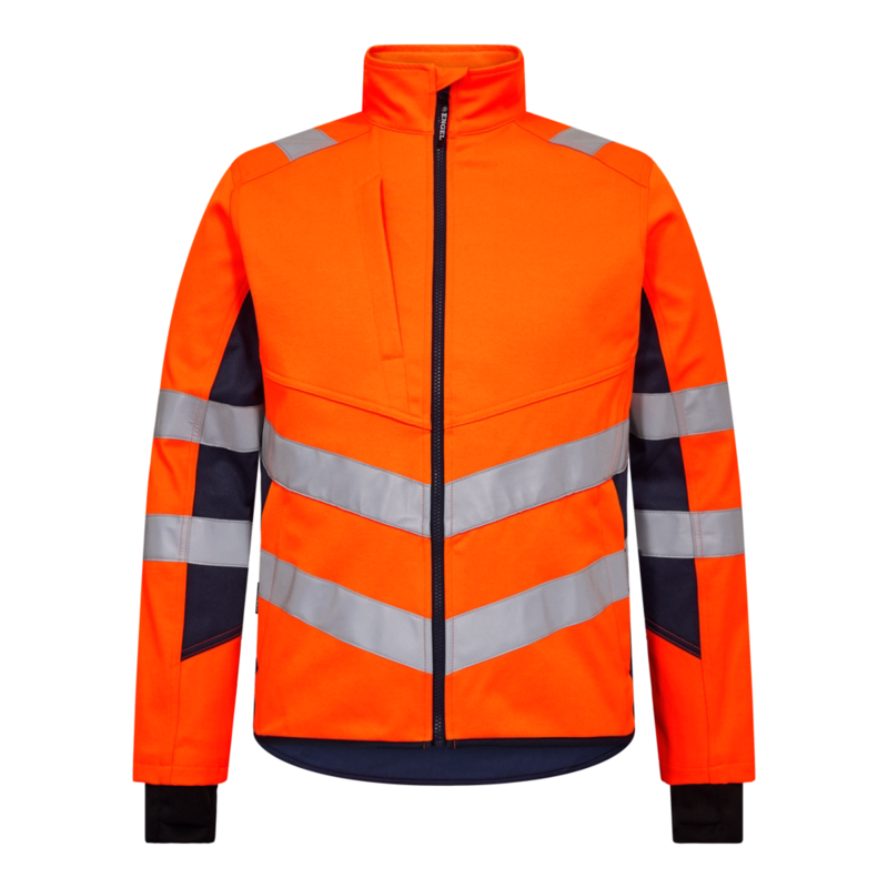 Arbejdsjakke 1544 Hi-vis Orange/blue ink, str. 2XL