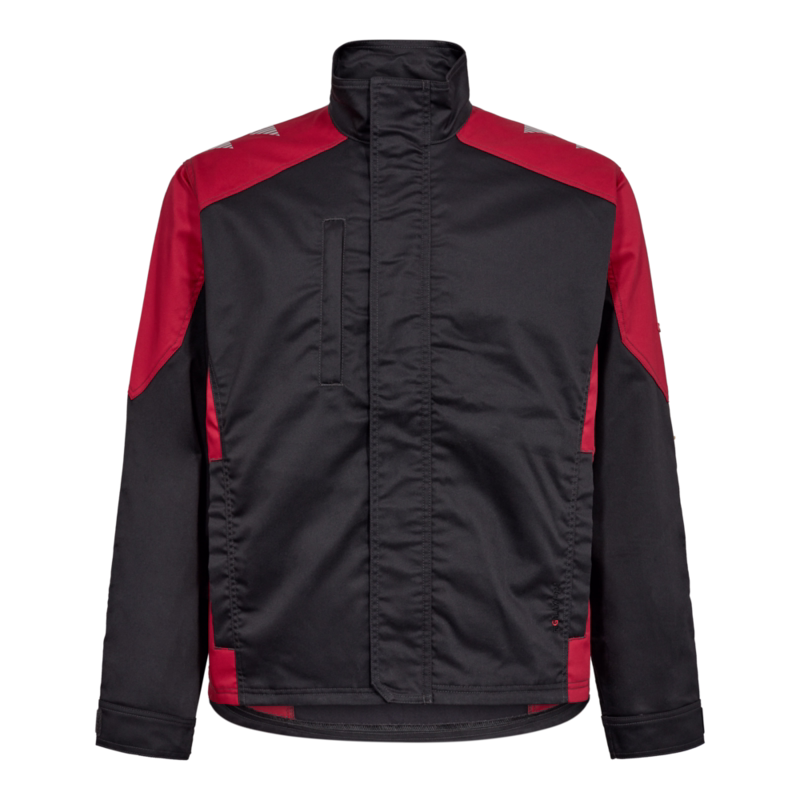 Arbejdsjakke 1809 Antrazitgrå/rød, str. 4XL