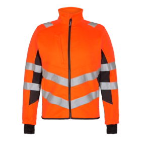 F. Engel - Arbejdsjakke 1544 Hi-vis Orange/antrazitgrå