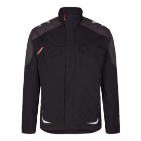 F. Engel - Arbejdsjakke 1810 Sort/antrazitgrå