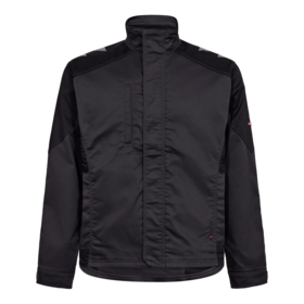 F. Engel - Arbejdsjakke 1809 Sort/antrazitgrå