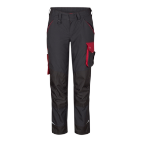 F. Engel - Servicebuks Dame 2815 Antrazitgrå/rød