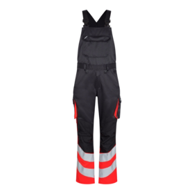 F. Engel - Overalls 3547 Sort/Hi-vis rød