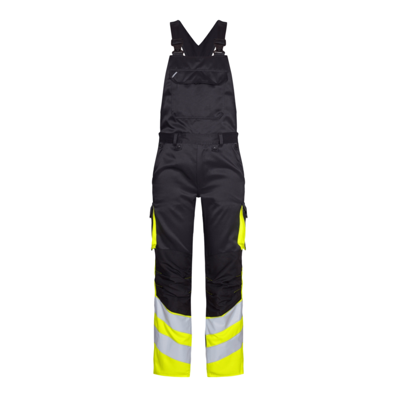 Overalls 3547 Sort/Hi-vis gul, str. 80