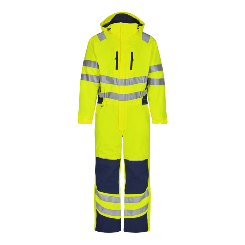 Vinterkedeldragt 4946 Hi-vis Gul/blue ink, str. 4XL