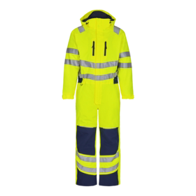 F. Engel - Vinterkedeldragt 4946 Hi-vis Gul/blue ink