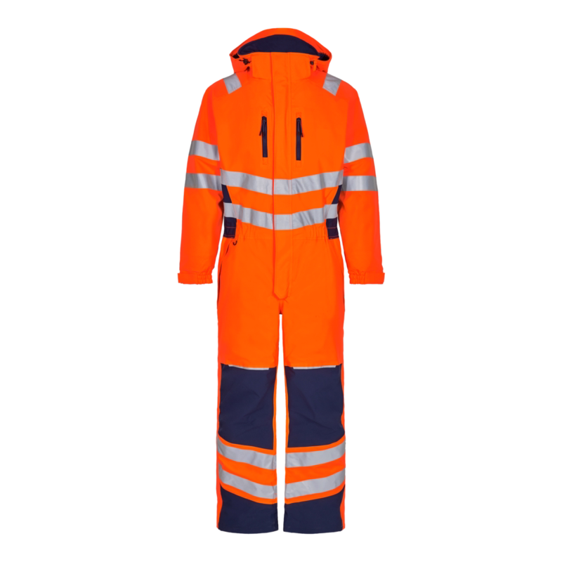 Vinterkedeldragt 4946 Hi-vis Orange/blue ink, str. S