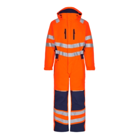 F. Engel - Vinterkedeldragt 4946 Hi-vis Orange/blue ink