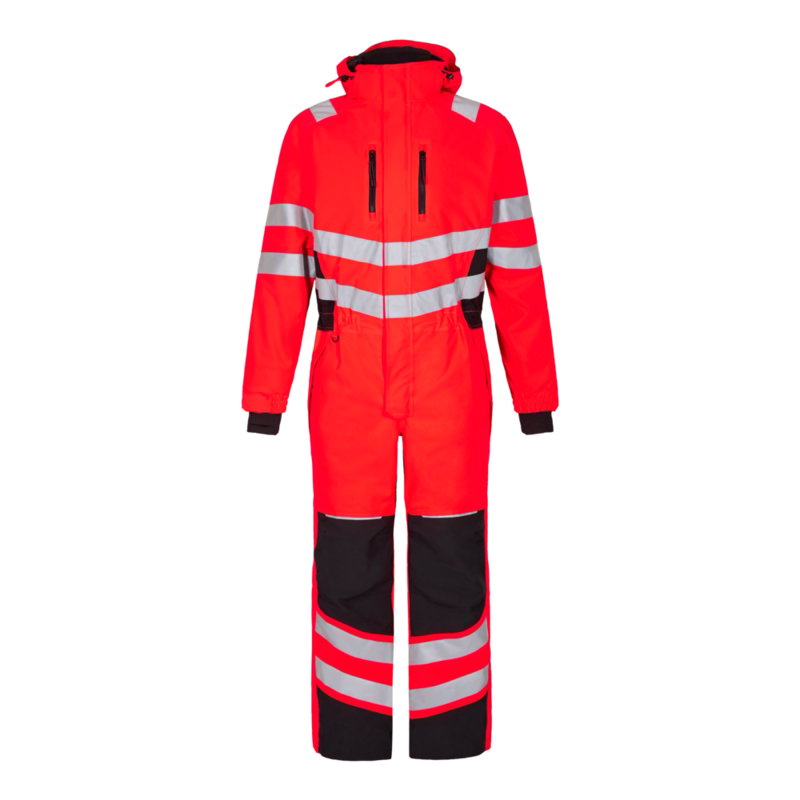 Vinterkedeldragt 4946 Hi-vis Rød/sort, str. L