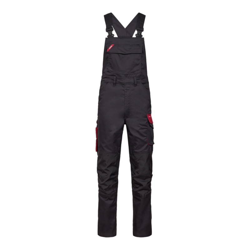 Overalls 3809 Antrazitgrå/rød, str. 104