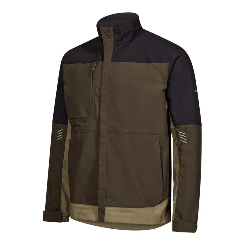 Arbejdsjakke 1329 Forest green/sort, str. M