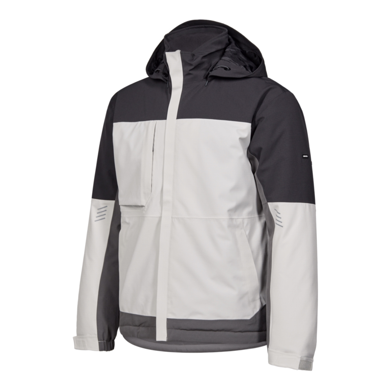 Vinterjakke 1429 White/antrazitgrå, str. 4XL