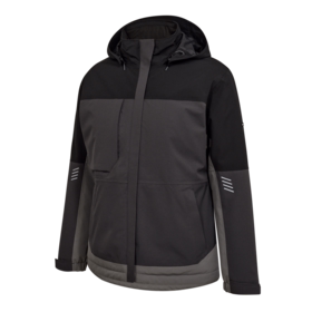 F. Engel - Vinterjakke Dame 1435 Antrazitgrå/Sort