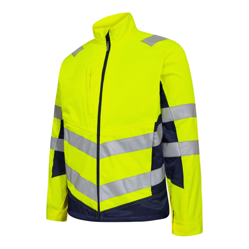 Arbejdsjakke 1545 Hi-vis Gul/blue ink, str. L