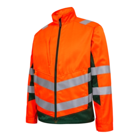 F. Engel - Arbejdsjakke 1545 Hi-vis Orange/grøn