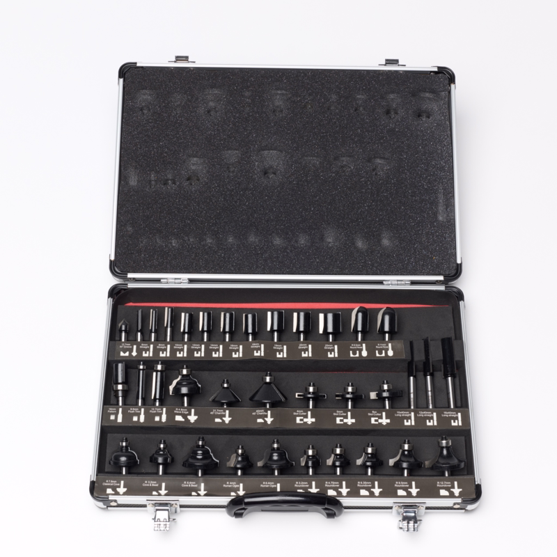 Fræserjernssæt HM K8, 35 dele