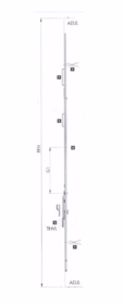 Siegenia - Paskvil Stulp 16 af gr.180 2sb70 ts k10