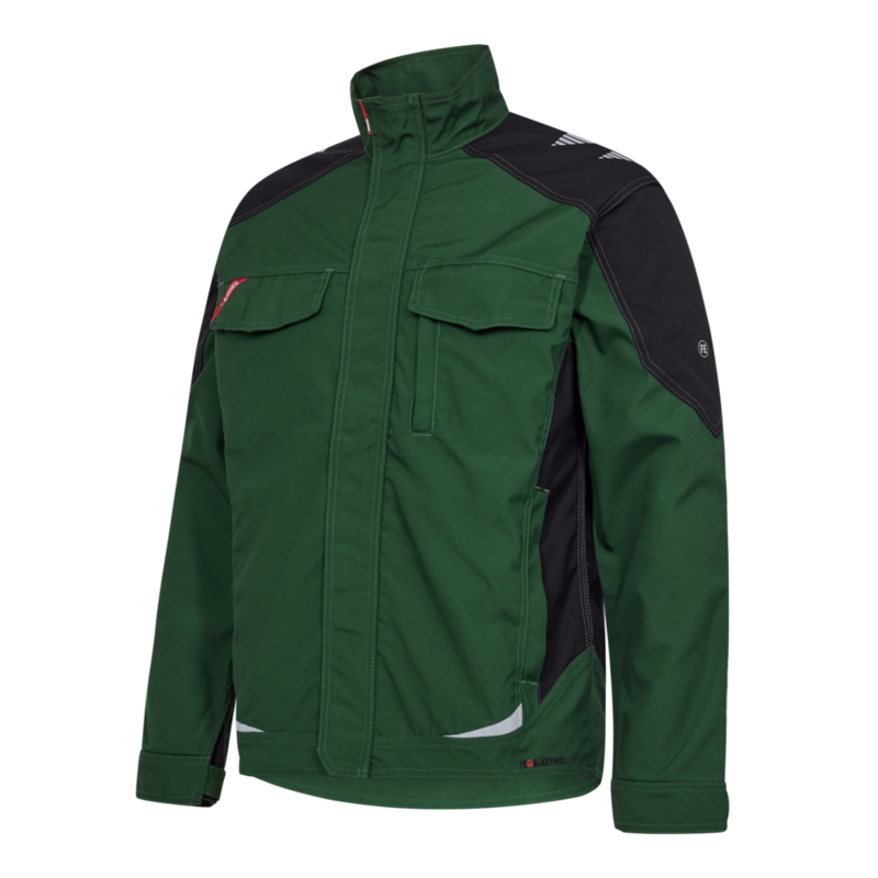 Arbejdsjakke 1810 Grøn/sort, str. L