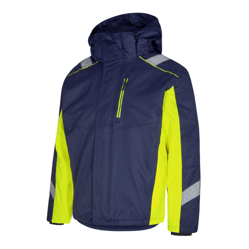 Vinterjakke 1871 Blue ink/gul, str. M