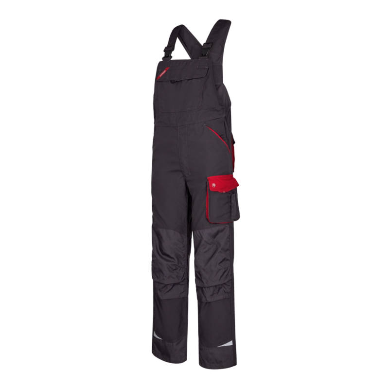 Overalls 3810 Antrazitgrå/rød, str. K96