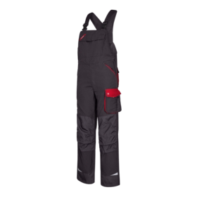 F. Engel - Overalls 3810 Antrazitgrå/rød