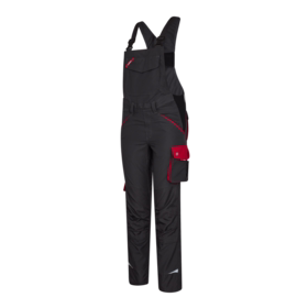 F. Engel - Overalls Dame 3815 Antrazitgrå/rød