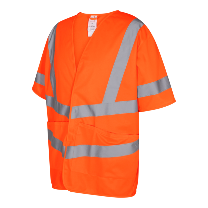 Trafikvest m/ærme 5031 Hi-vis Orange, str. M/L
