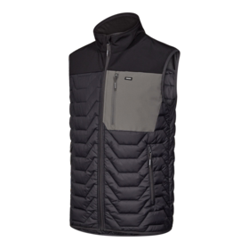 F. Engel - Vest Quiltet 5328 Antrazitgrå/sort